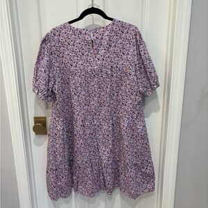 Lilac Floral Quinn Dress